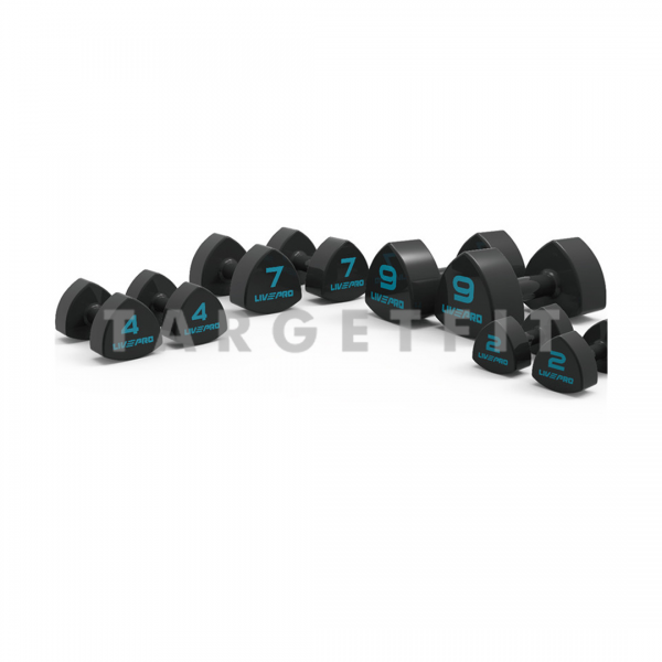 Studio Dumbbell Set 1kg s/d 10kg Livepro