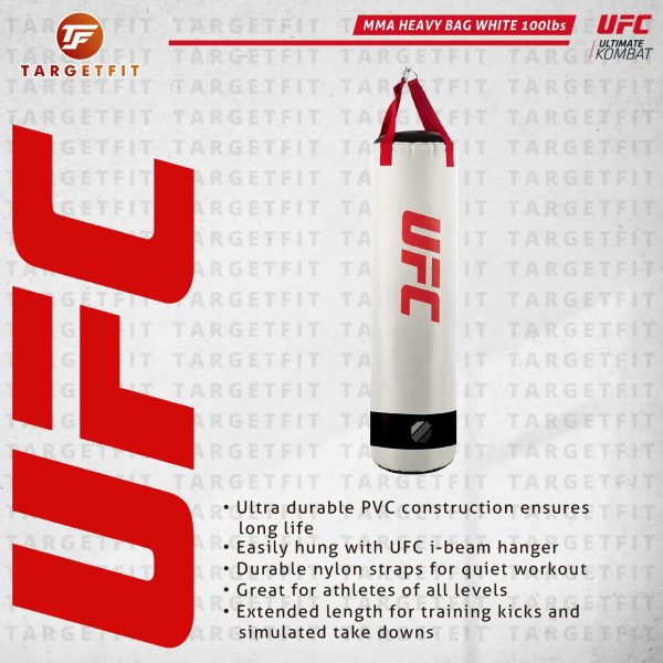 UFC MMA Heavy Bag 100lb White Filled