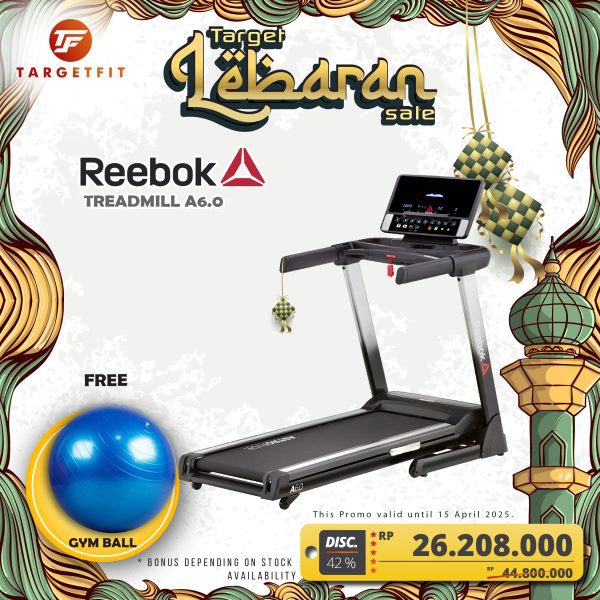 Reebok Astroride A6 Treadmill Bluetooth Lebaran Sale