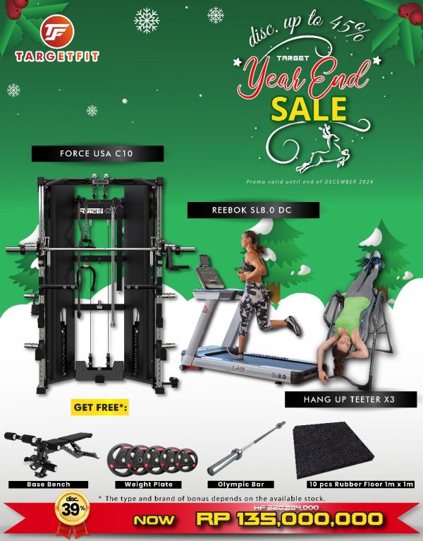 Force USA C10 + Reebok SL8.0 DC + Teeter X3 Inversion Table Year End Sale